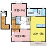 プラティーク 2LDKの間取り