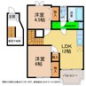 Miki House シャルマン 2LDKの間取り