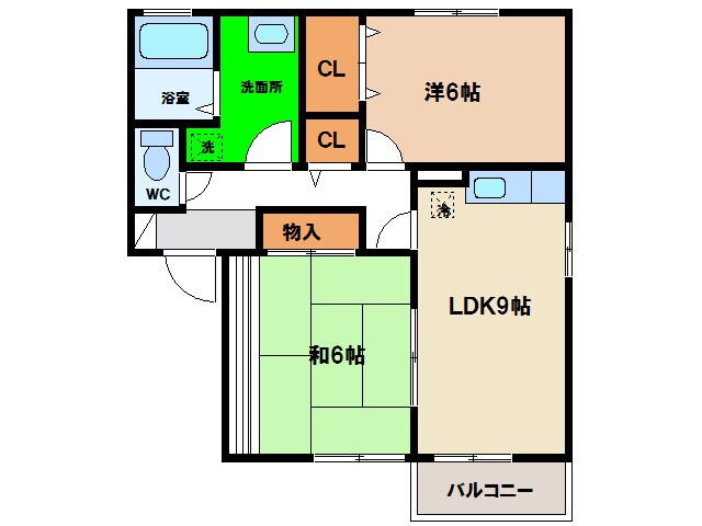 間取り図 ハイツ曙Ⅰ・Ⅱ