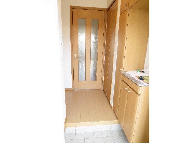 玄関 リブ・グリーン