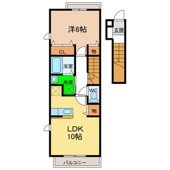 間取図 エアリーレジデンスＡ・Ｂ