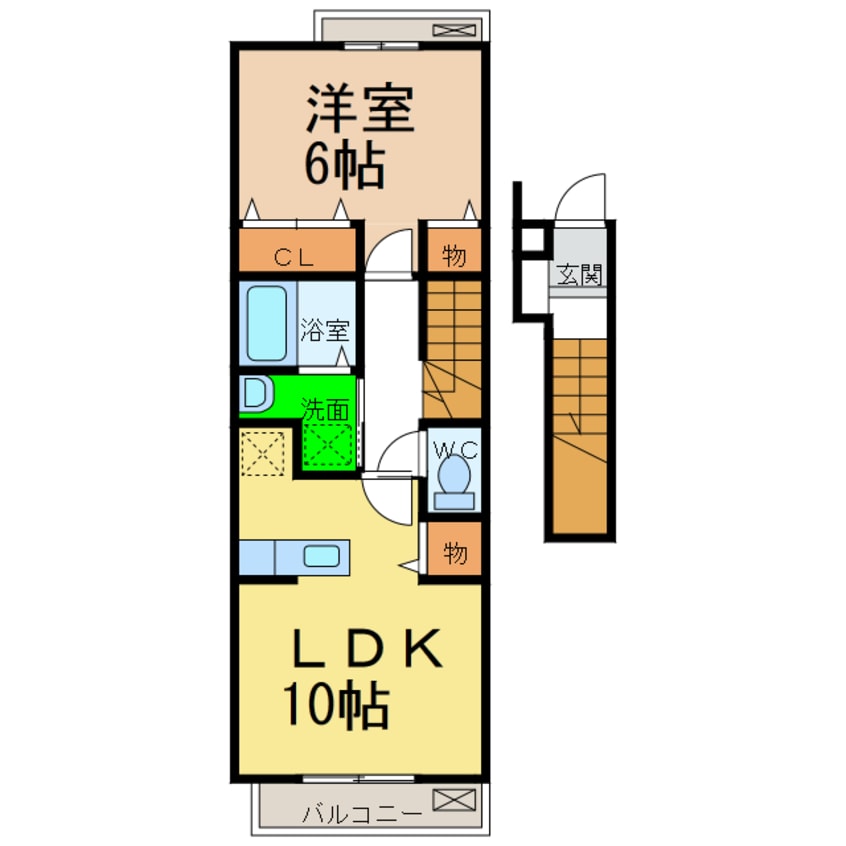 間取図 エアリーレジデンスＡ・Ｂ