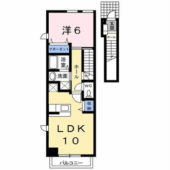 間取図 デュエルミサキⅢＢ