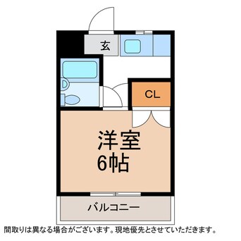 間取図 ファーストインＫ３