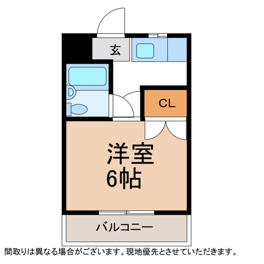 間取図 ファーストインＫ３