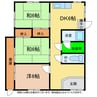阿南市日開野町一戸建 3DKの間取り