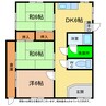 阿南市日開野町一戸建 3DKの間取り