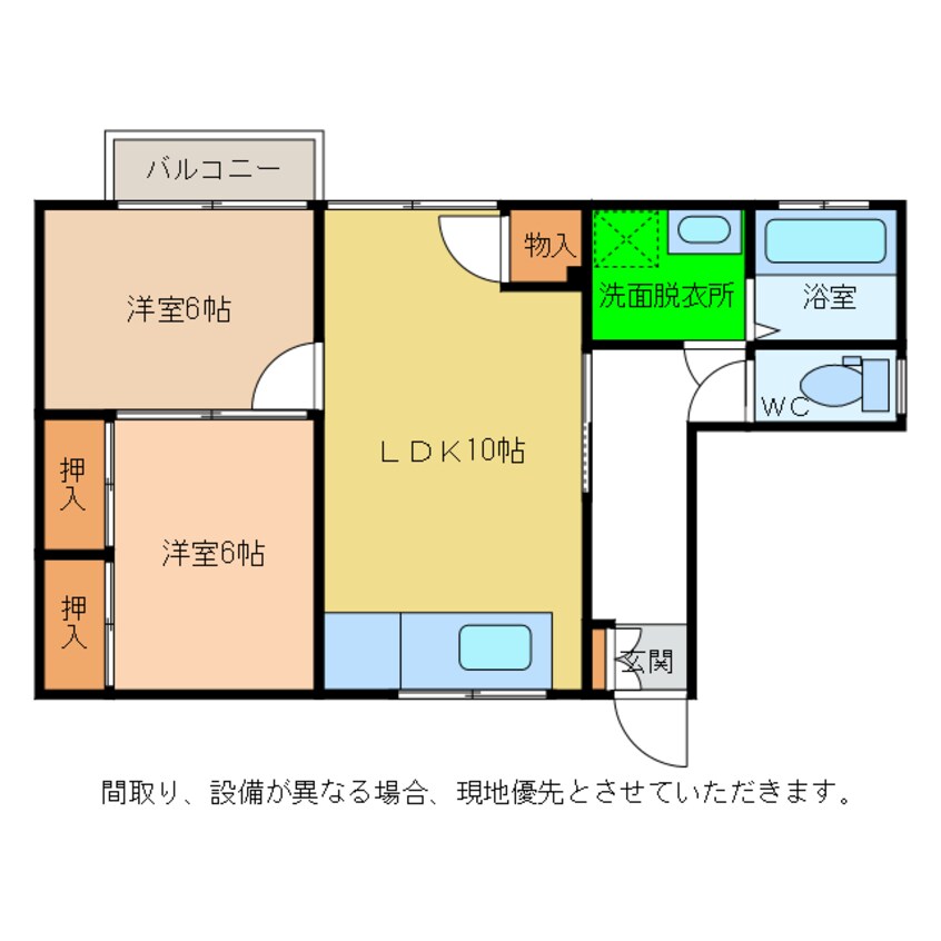 間取図 スリーブ２号館