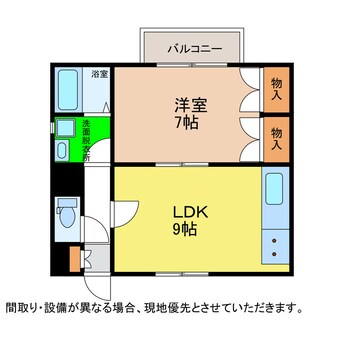 間取図 スリーブ２号館