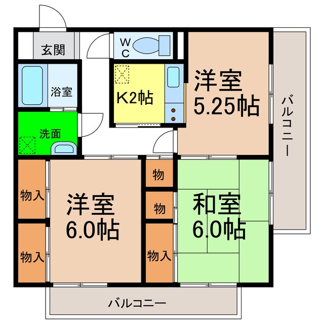 間取り図 リバーサイド幸泉