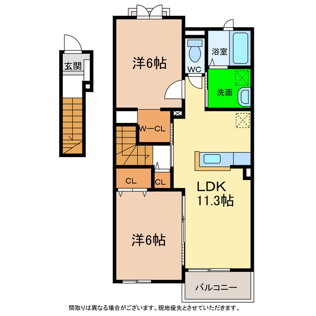 間取り図 ルネッサ
