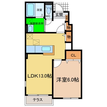 間取図 フォンテーヌ　ドール