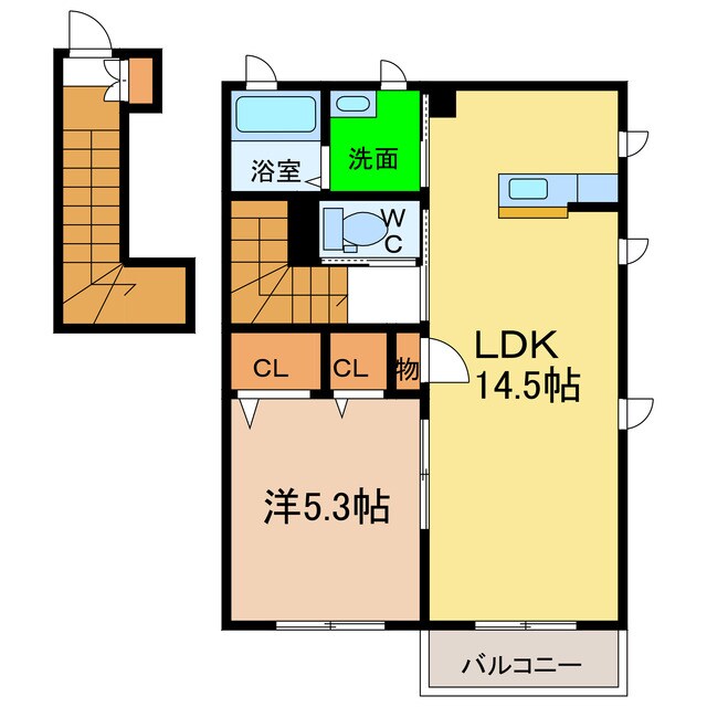 間取り図 シャーメゾン浦川