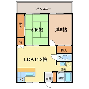 間取図 ハイツレーベン