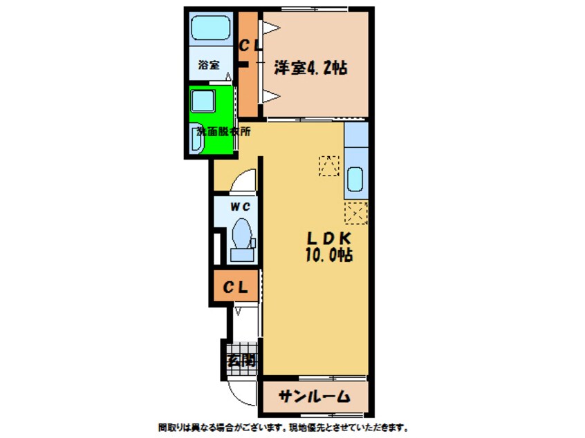 間取図 エレガンテカーサ