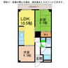宮城マンション（神田瀬） 2LDKの間取り