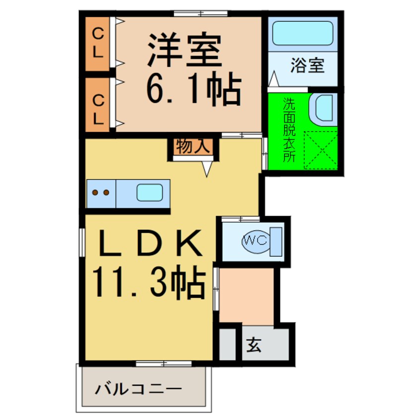 間取図 マルハⅠ番館