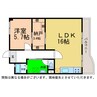 第二眉山マンション 1LDK+Sの間取り