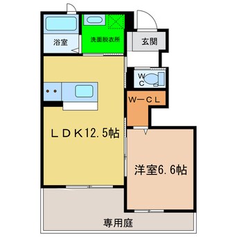 間取図 Ｈ＆C　ＣＲＥＣＩＡ　立花