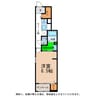 カントリーサイド 1Kの間取り