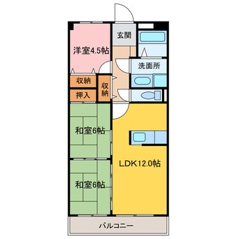 間取図 グリーンピア津乃峰