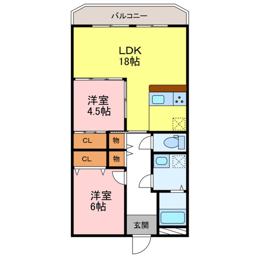 間取図 グリーンピア津乃峰