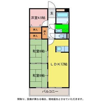 間取図 グリーンピア津乃峰