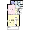 FLAT　Y-Ⅲ 1LDKの間取り