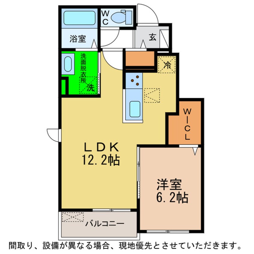 間取図 グラン　ベルジュＤ
