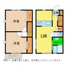 メゾネット＠中田駅 2LDKの間取り
