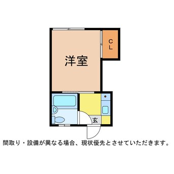 間取図 ワンルーム11