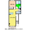 カサ・ミラ 1LDKの間取り