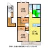 エターナル 2LDKの間取り