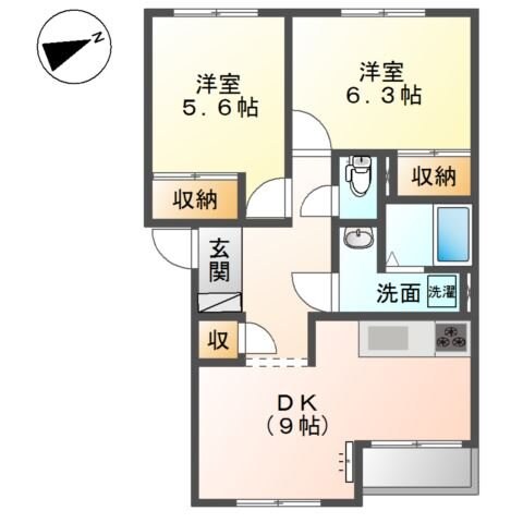 間取り図 サンハイツ・ファインフェロー