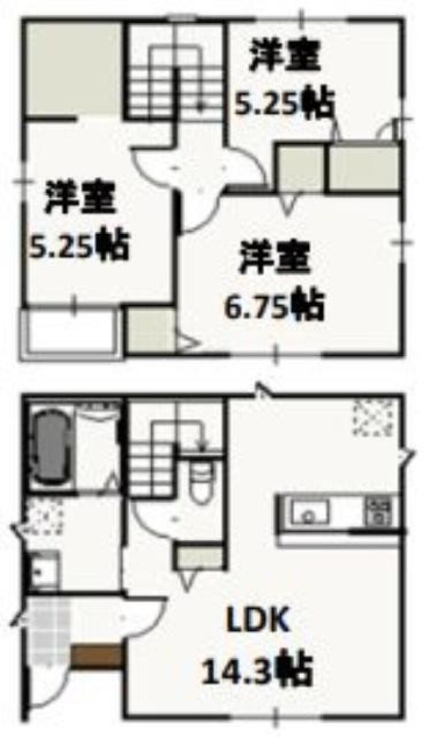 間取図 ボスコグランデ　Ｄ