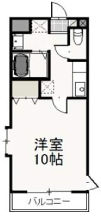 間取図 East Court Ａ
