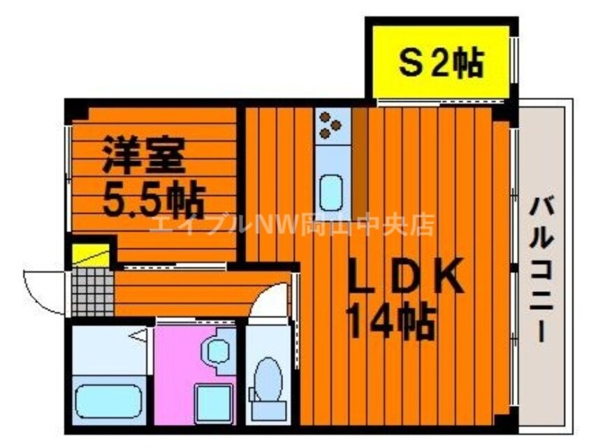 間取図 ニュー岩井マンション