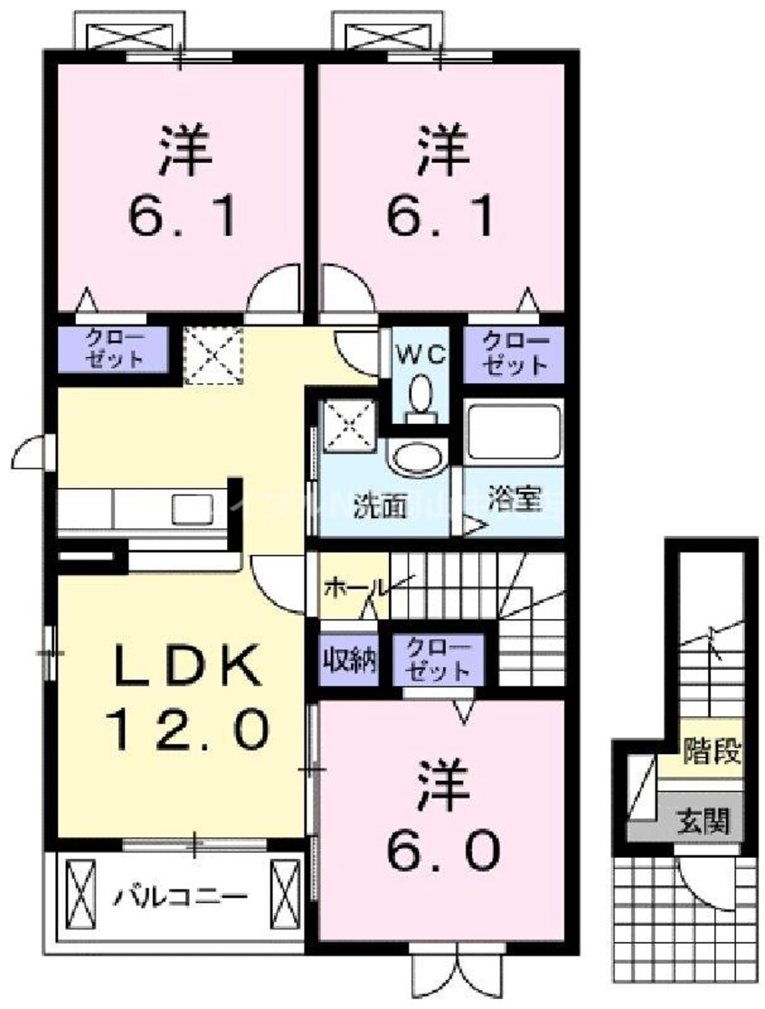 間取図 レクサス　ソレイユ