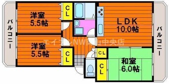 間取図 ドミール福島Ｂ