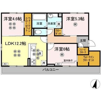 間取図 BLISS COURT Ⅱ