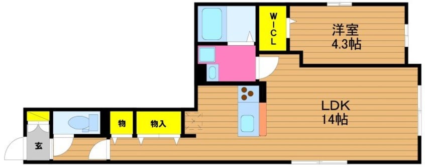 間取図 ゆず桑田町