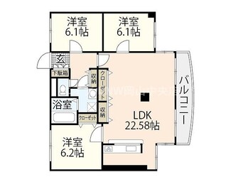 間取図 ロジェ岡山