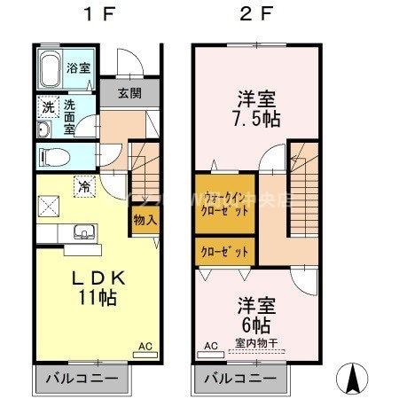 間取り図 ヴェルブィル・野田　Ｃ棟