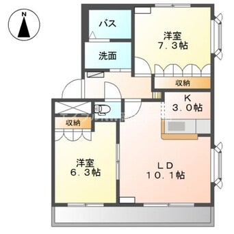 間取図 ビア・ラッテア