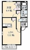ひまわり 1LDKの間取り