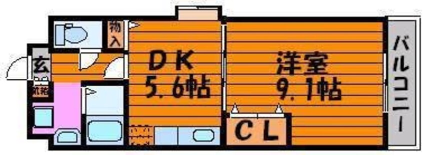 間取図 シオン北長瀬