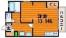 アドバンスＴ 1Rの間取り