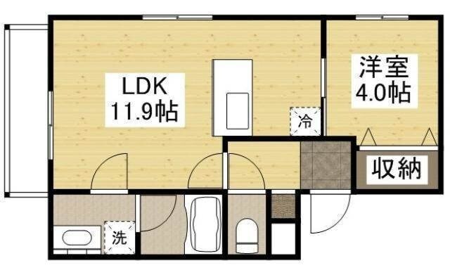 間取り図 ミモザヒルズ大雲寺