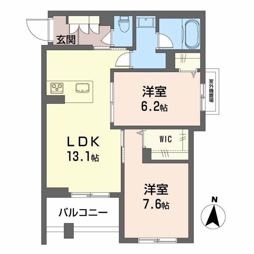 間取図 セレーノ野田
