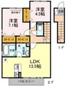 エスペランサ 2LDKの間取り